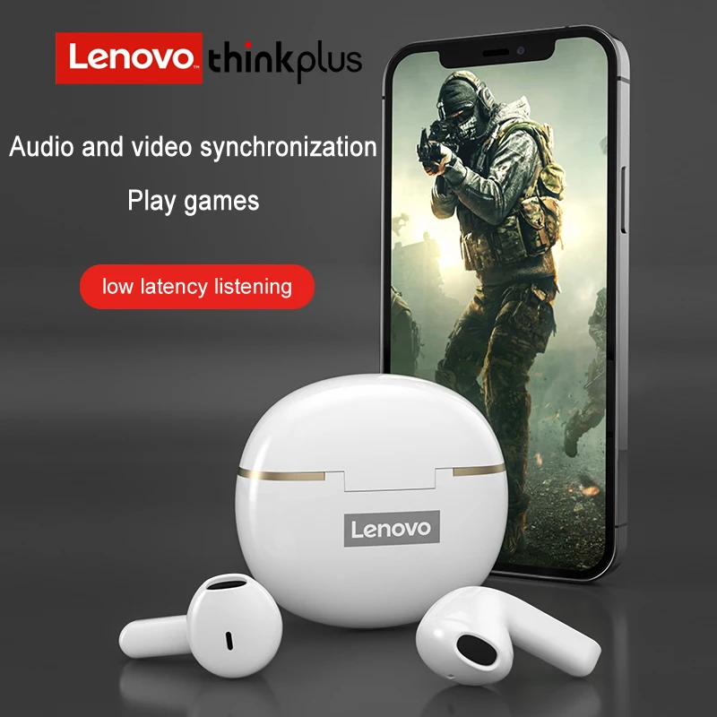 100% Eredeti Lenovo X16 10DB Fejhallgató Bluetooth 5.2 Vezeték nélküli Fülhallgató Sztereó Sport Fülhorgot Fülhallgató Dual HD Mikrofon2