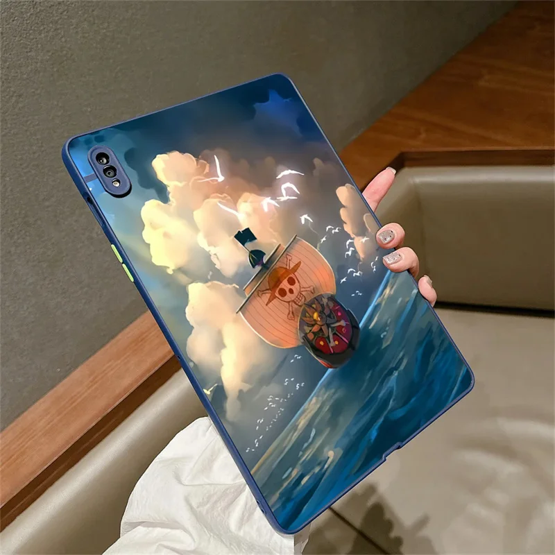Élénk Színű festett Tájkép Esetben a Samsung Galaxy Tab S7 S8 Plusz 12.4 A7 A8 S6 Lite Kemény Borító Samsung Tab S9 FE-Ügy0