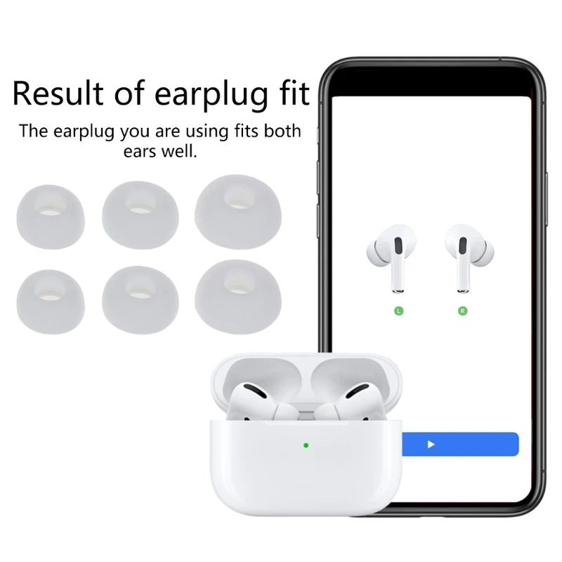 Új Fül Tippek a Airpods Fülhallgató Csere Fülhallgató Fülbe Kap Fül Plug Eartip0
