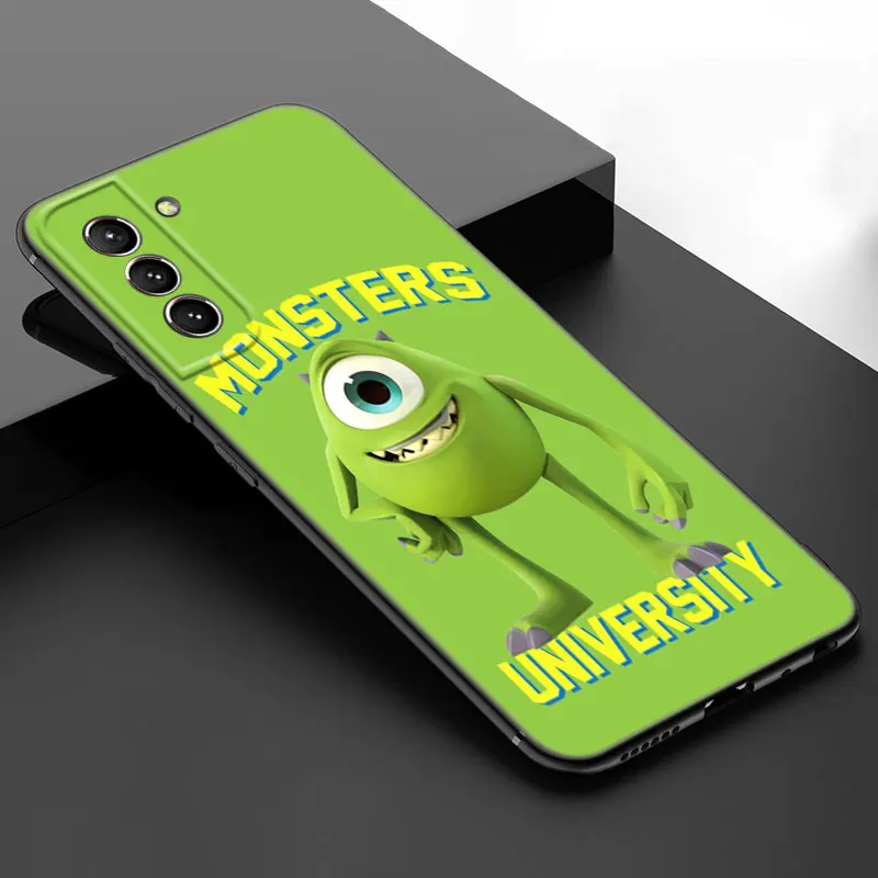 A Monsters University Telefon tok Samsung Galaxy S23 S20 S21 FE S24 S22 Ultra S10E S10 S9 S8 Plus Fekete Szilikon Borító5