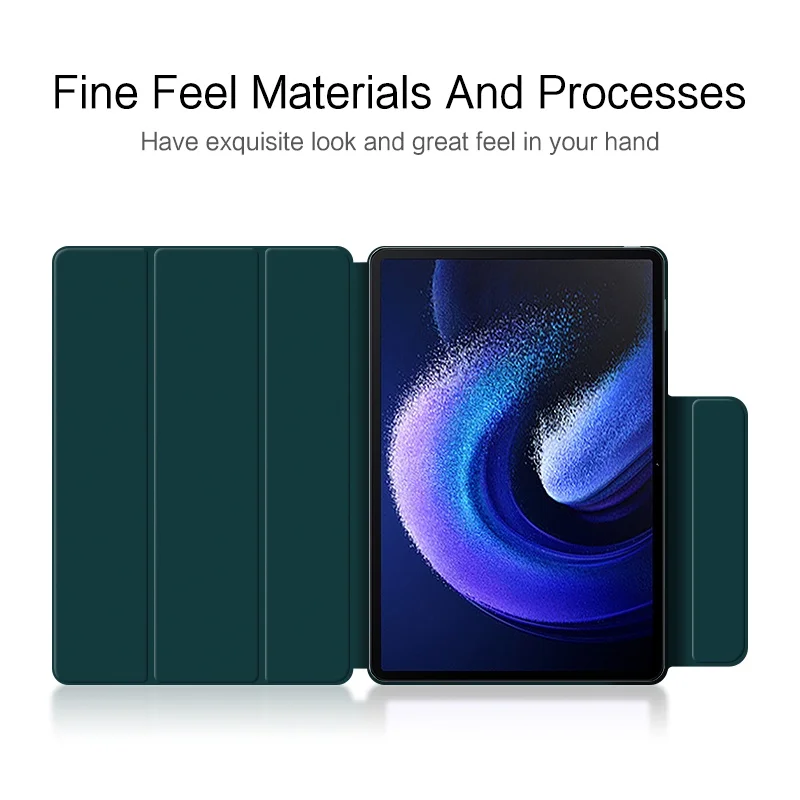 Tablet Esetében Xiaomi Mi Pad 6 Pro Esetben 11 Hüvelykes Bőr Fold Állni Intelligens Mágneses Vonzás Fedezni Mi Pad 6 6Pro 2023-Ügy1