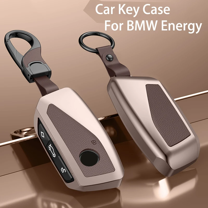 High-End Cink Ötvözet + Bőr BMW X7 G07 2023 BMW 7-es Sorozat Ix XM I7 X7 Energia Autó Kulcs burkolata Táska Fob Kulcstartó Accesorios0