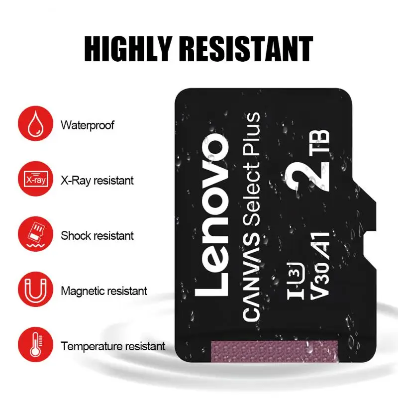 Lenovo A2 V30 Micro TF SD Emlékek 2TB 1 tb-os Flash Memória Memóriakártya Mobil SD Kártya 128 512 gb-os Ütésálló Telefon Kamera Drón3