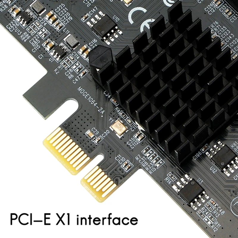 PCI Express 2.0 X1 Fekete PCIe 20 Portok Kártya Chia Bányászati3