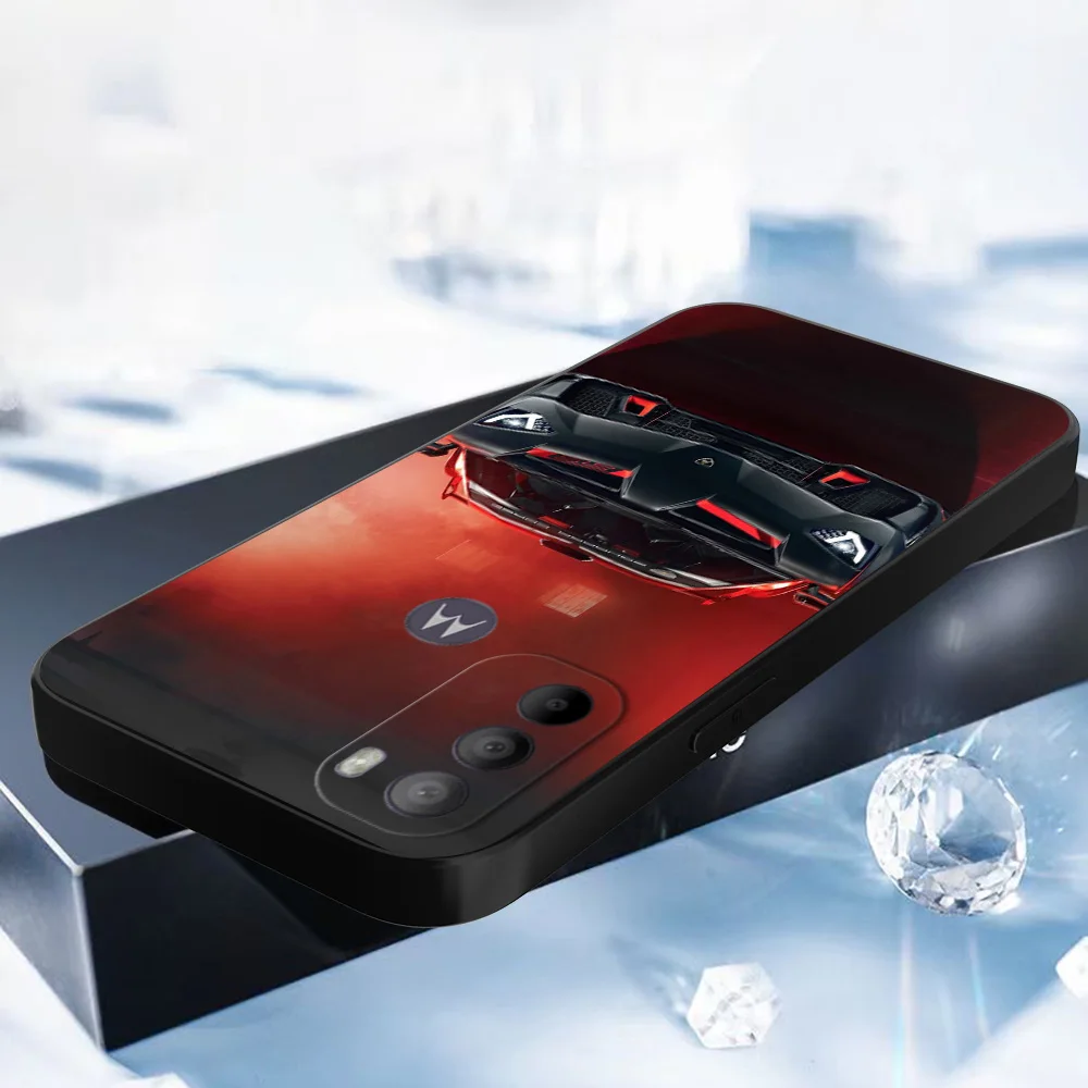 Fekete Tpu tok Motorola Szélén 20 Lite Pro 2021 S Moto E20 E30 E40 E7 G 4G 5G Plusz autó4
