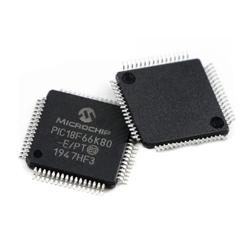 1-10 Db PIC18F66K80-E/PT TQFP-64 PIC18F66K80 Mikrokontroller IC Chip Integrált Áramkör teljesen Új Eredeti