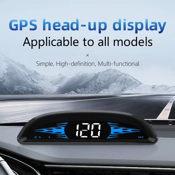 2023 ÚJ GPS Dual Rendszer Kijelző fordulatszám-túllépés Riasztás Fáradtság, Vezetés, Autó Riasztó, Head-up Display, Digitális