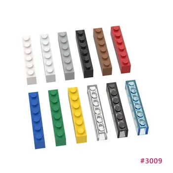 40pcs Kis építőkövei 1x6 Pontok Vastag Számok Tégla Oktatási Kreatív Méret, Kompatibilis a Lego DIY Játékok Accessorie3009