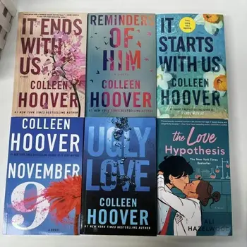 6vBooks A Szerelem Hipotézis+csúf Szerelem+november 9+Kezdődik Velünk+emlékeztető Neki Colleen Hoover-angol Romantikus Regény