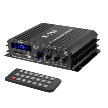 90W S-188 Bluetooth Sztereo Hifi Erősítő 2.1 CH Audio Erősítő magashangszín Ellenőrzési zenelejátszó Amp EU-Csatlakozó Könnyű Telepítés