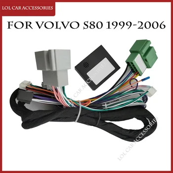 A Volvo S80 99-06 Car Audio GPS Játékos Android hálózati Kábel Műszerfal Panel Keret kábelkorbács A Canbus Doboz