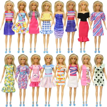 Divat Barbie Ruhák Pop Ruha Napi Viselet Nyomtatás Szoknya, A Barbie Bjd Baba Ruhák Pop Accessorie Lány Ajándék