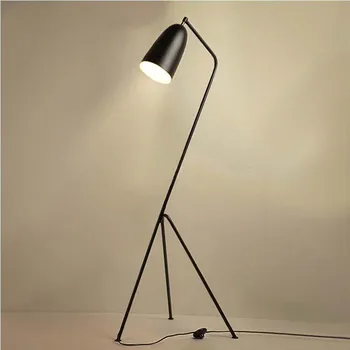 Dánia Tervező Három Lábú állólámpa Hálószoba Nappali Stúdió Állvány Lambader Álló Lámpa, LED Lámpatestek