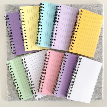 Egyszerű Ins Stílus Vízszintes Vonal Notebook Kreatív Tearable Tekercs Lap Notebook Diákok Írószer Irodai Kellékek