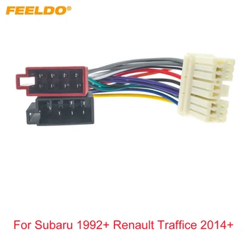 FEELDO Car Audio ISO Kábelköteg Adapter Subaru 1992+ Renault Traffice 2014+ Rádió Sztereó ISO-Fej Egység Vezeték Kábel