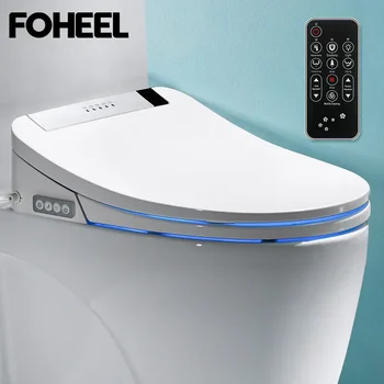 FOHEEL magas minőségű, intelligens wc ülőke fedél elektronikus bidé tiszta, száraz ülés fűtés, wc intelligens led F3-9