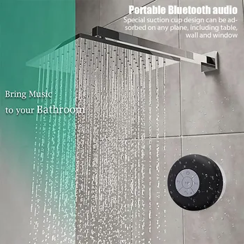 Fürdőszoba vízálló vezeték nélküli Bluetooth hangszóró nagy tapadókorong mini hordozható hangszóró szabadtéri sportok sztereó Hang doboz Soundbar