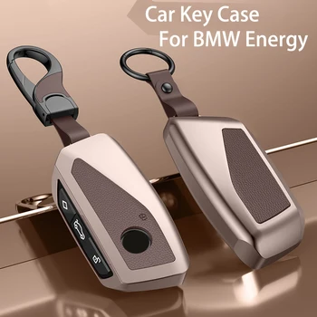 High-End Cink Ötvözet + Bőr BMW X7 G07 2023 BMW 7-es Sorozat Ix XM I7 X7 Energia Autó Kulcs burkolata Táska Fob Kulcstartó Accesorios