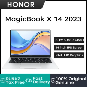 Huawei Honor MagicBook X 14 2023 Laptop 14 Hüvelykes IPS kijelző i5-12450H 16 GB 512 gb-os Notebook Intel UHD Grafika Netbook Számítógép PC