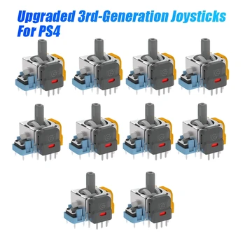 Korszerűsített 10DB Joystick A PS4 Joystick Hall Elektromágneses Nagy Pontossággal Állítható Joystick Tartós, Könnyen Használható