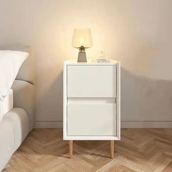 Olasz Szűk Éjjeliszekrények Kawaii Modern Fehér Szűk Mini Éjjeliszekrényen Design, Kis Tároló Doboz Alacsony Muebles Hálószoba Bútor