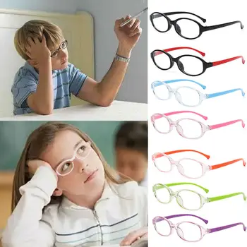 Sugarak Anti-UV-Sugárzás Védelem Ellipszis Gyerekek Szemüveg Számítógépes Védőszemüveg Anti Kék Fény Szemüveg Gyermekek Szemüveg