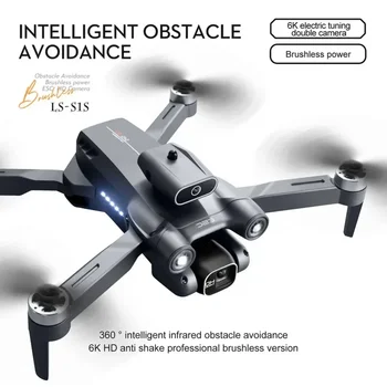 Szakmai Dron RC Quadcopter Herék, Kamera HD-4K S1S Brushless Motor Intelligens Akadály Elkerülése Mini Drón 4K