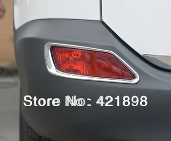 Toyota RAV4 2013 2014 2015 ABS Króm Hátsó Ködlámpa Lámpa Fedél Trim Autó Tartozékok Matricák W4
