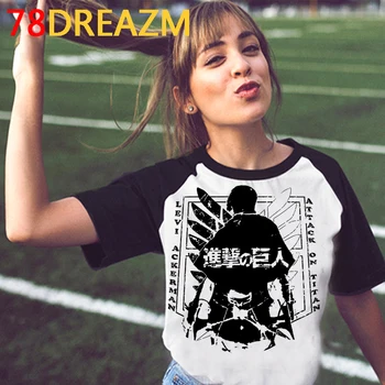 Támadás a Titánon Shingeki No Kyojin tshirt nők vintage grunge pár ruhát, ruhát streetwear