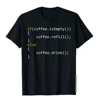 Vicces Programozó Kávé Ajándék Programozóknak Póló, Pamut, Egyedi, Maximum Ing Kuponok Férfi Póló Vintage