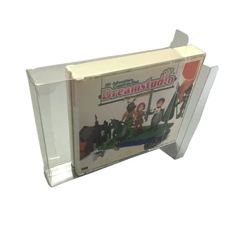 Világos, átlátszó doboz, PS1 a sega dreamcast DC SS játék kártya gyűjtemény kijelző tároló 3CD 4CD PET védő doboz