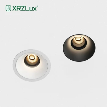 XRZLux LED Süllyesztett Mélysugárzó Alumínium Anti-vakító fény COB Spot Lámpa 10W 12W LED Mennyezeti Spotlámpa Hálószoba Nappali Világítás