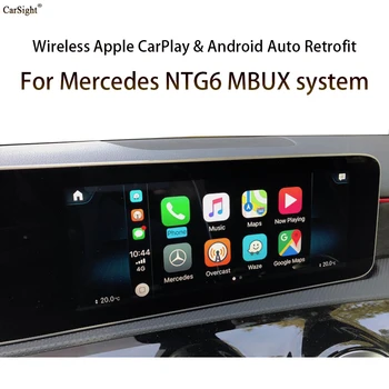 Új Android Auto & Vezeték nélküli Apple CarPlay Retrofit a Mercedes NTG6 MBUX A/B/Sprinter W907/EQC/GLB/GLS/CIA