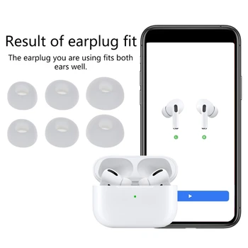 Új Fül Tippek a Airpods Fülhallgató Csere Fülhallgató Fülbe Kap Fül Plug Eartip